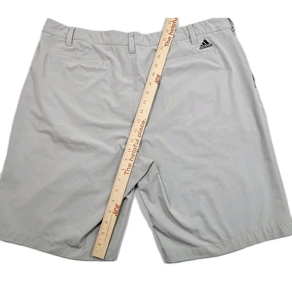 Men's Adidas 365 Ultimate Chino Golf Shorts Size 40 Gray Performance Sport
